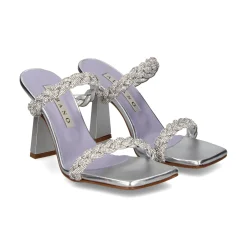 ALBANO Sandalias con tacón de Mujer 3394/3 SILVER