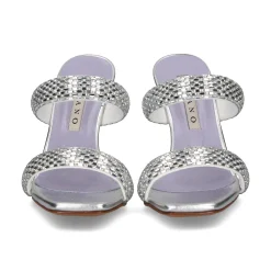ALBANO Sandalias con tacón de Mujer 3202/2 SILVER