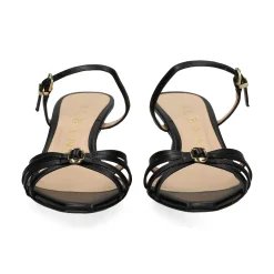 ALBANO Sandalias con tacón de Mujer 5629 NEGRO