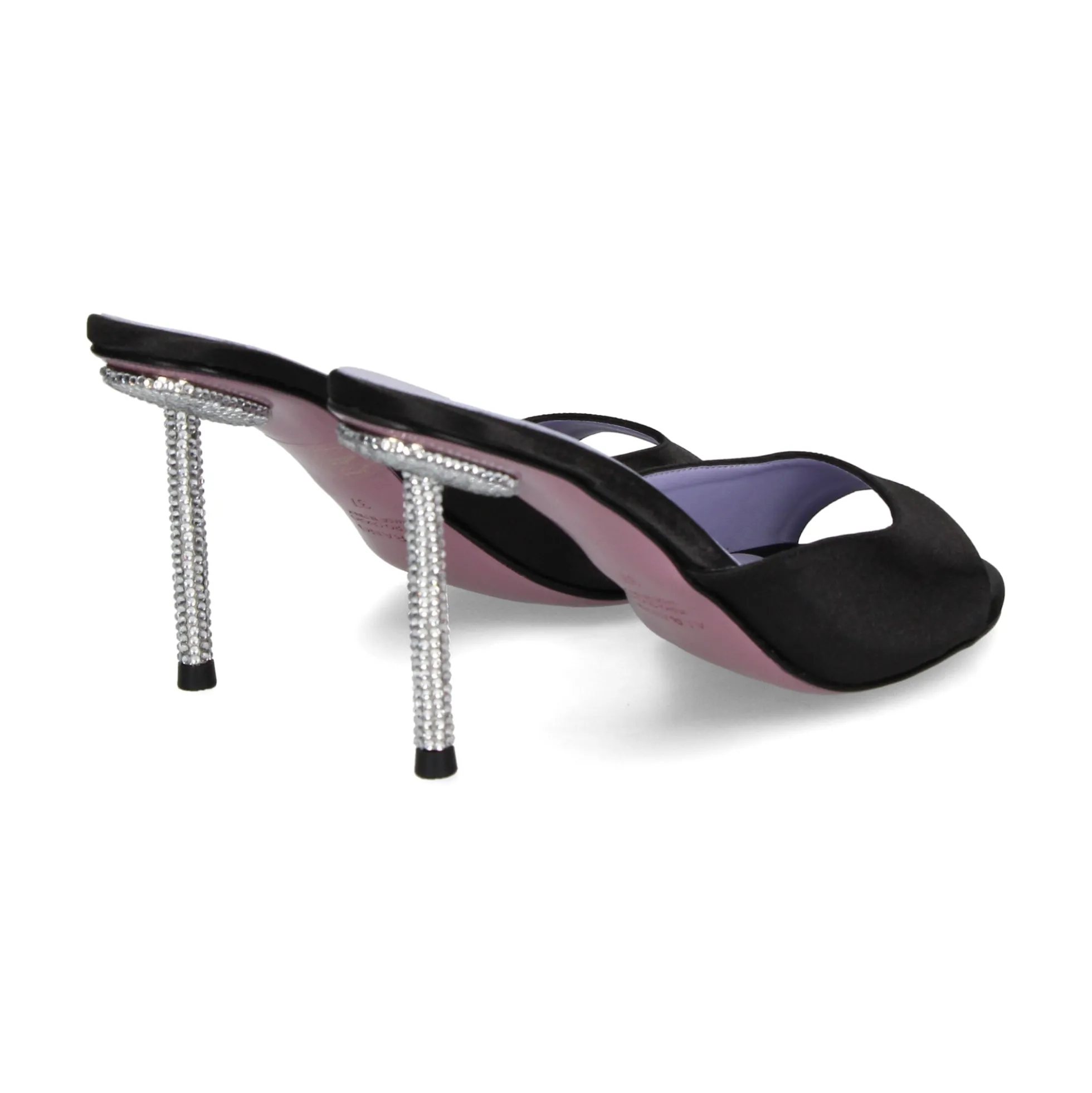 ALBANO Sandalias con tacón de Mujer 3287/4 NEGRO