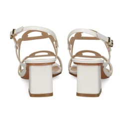 ALBANO Sandalias con tacón de Mujer 5560 BLANCO
