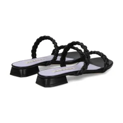 ALBANO Sandalias planas de Mujer 3253/6 NEGRO