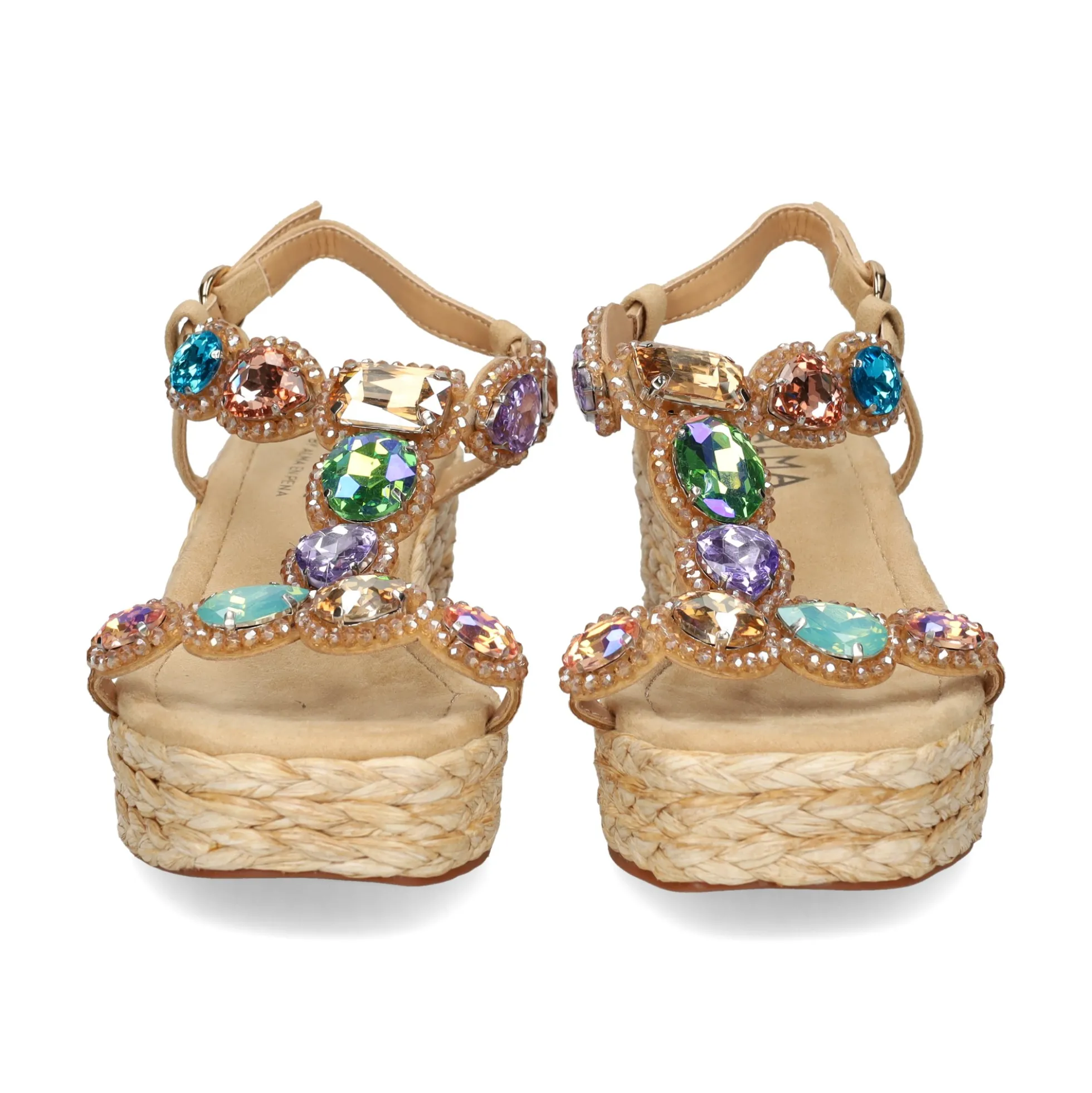 ALMA BLUE Sandalias cuña de Mujer V24AB2162
