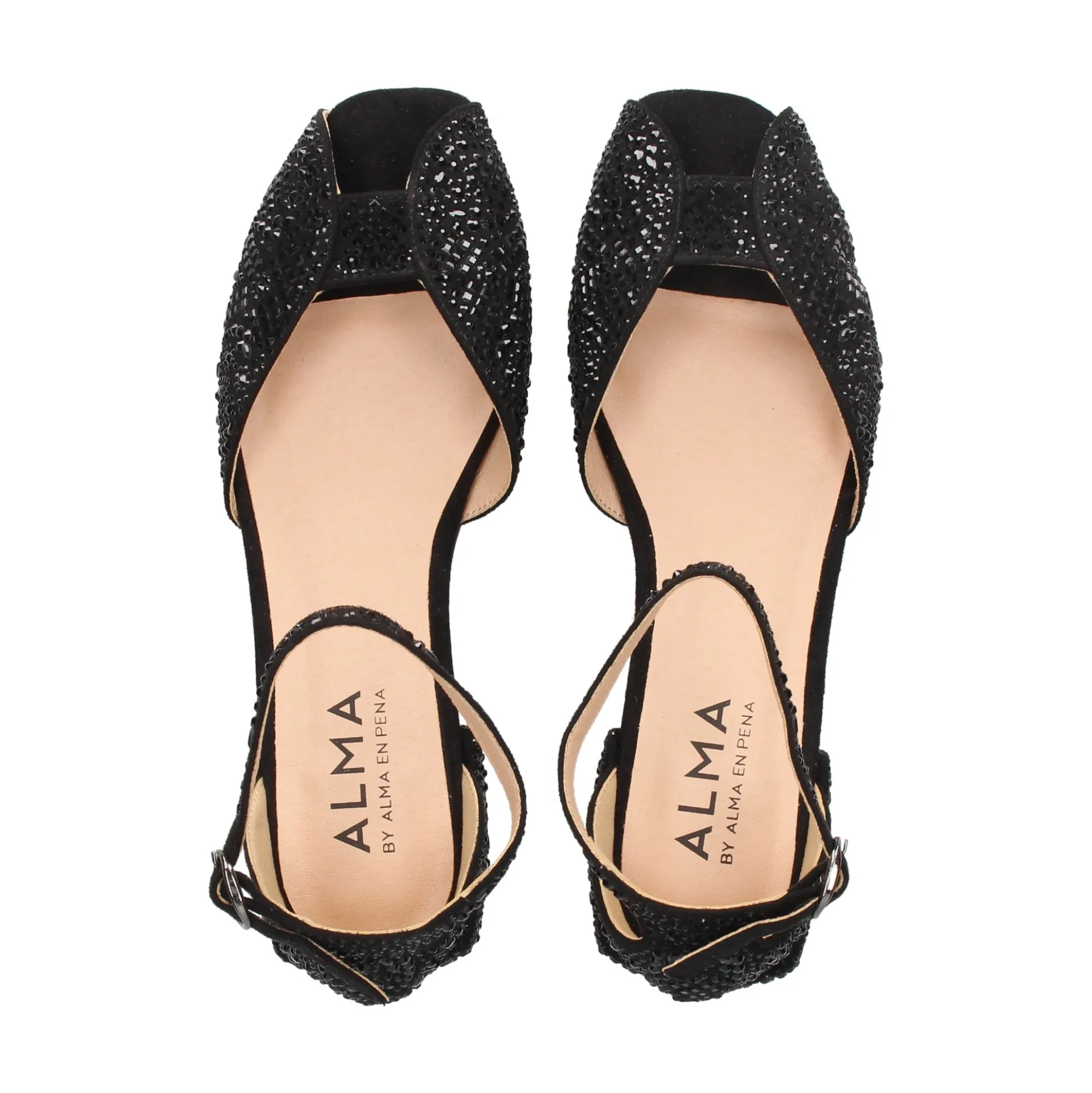 ALMA BLUE Zapatos planos de Mujer V24AB2003 NEGRO
