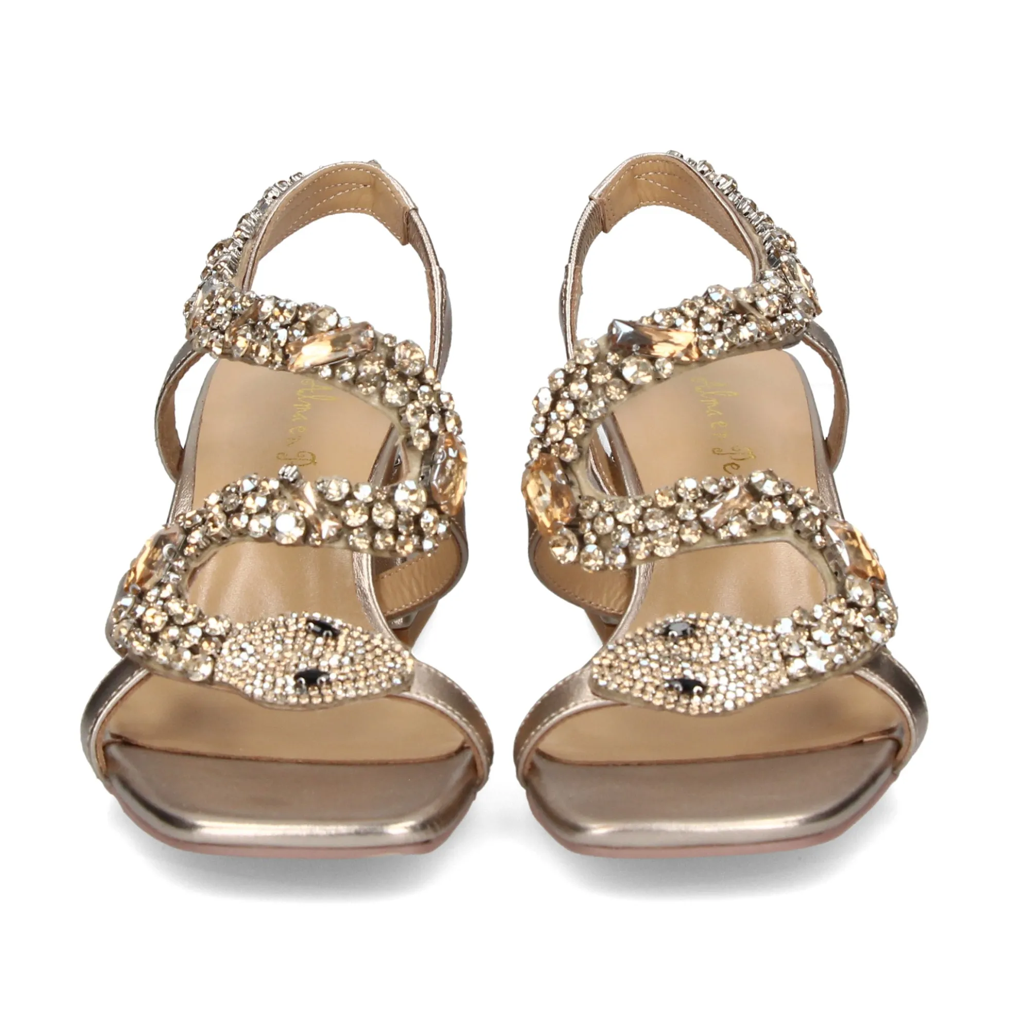 ALMA EN PENA Sandalias con tacón de Mujer 304 BRONCE