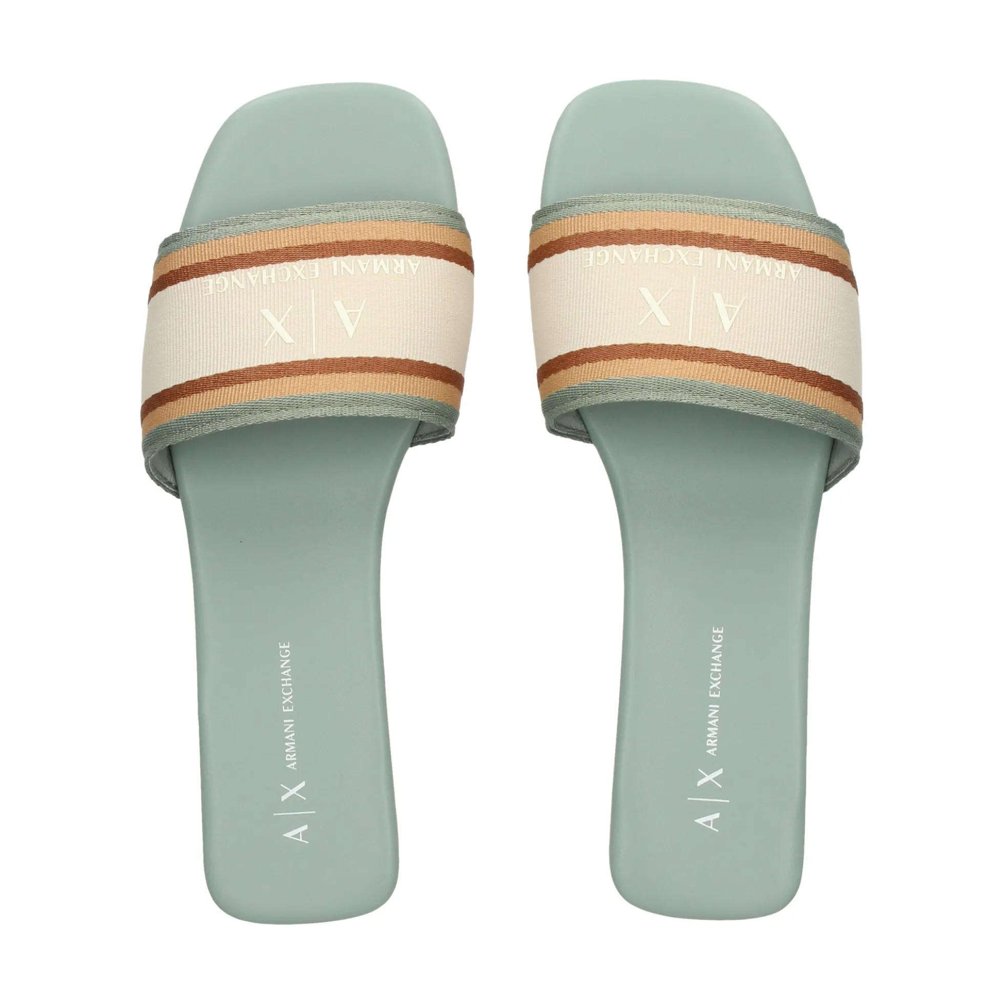 ARMANI EXCHANGE Sandalias planas de Mujer XDP056 00134 GREEN