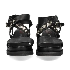 A.S.98 Sandalias con plataforma de Mujer A15034 101 6002 NERO