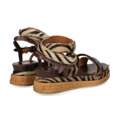 A.S.98 Sandalias con plataforma de Mujer A15049 0001 CAPUCCINO+