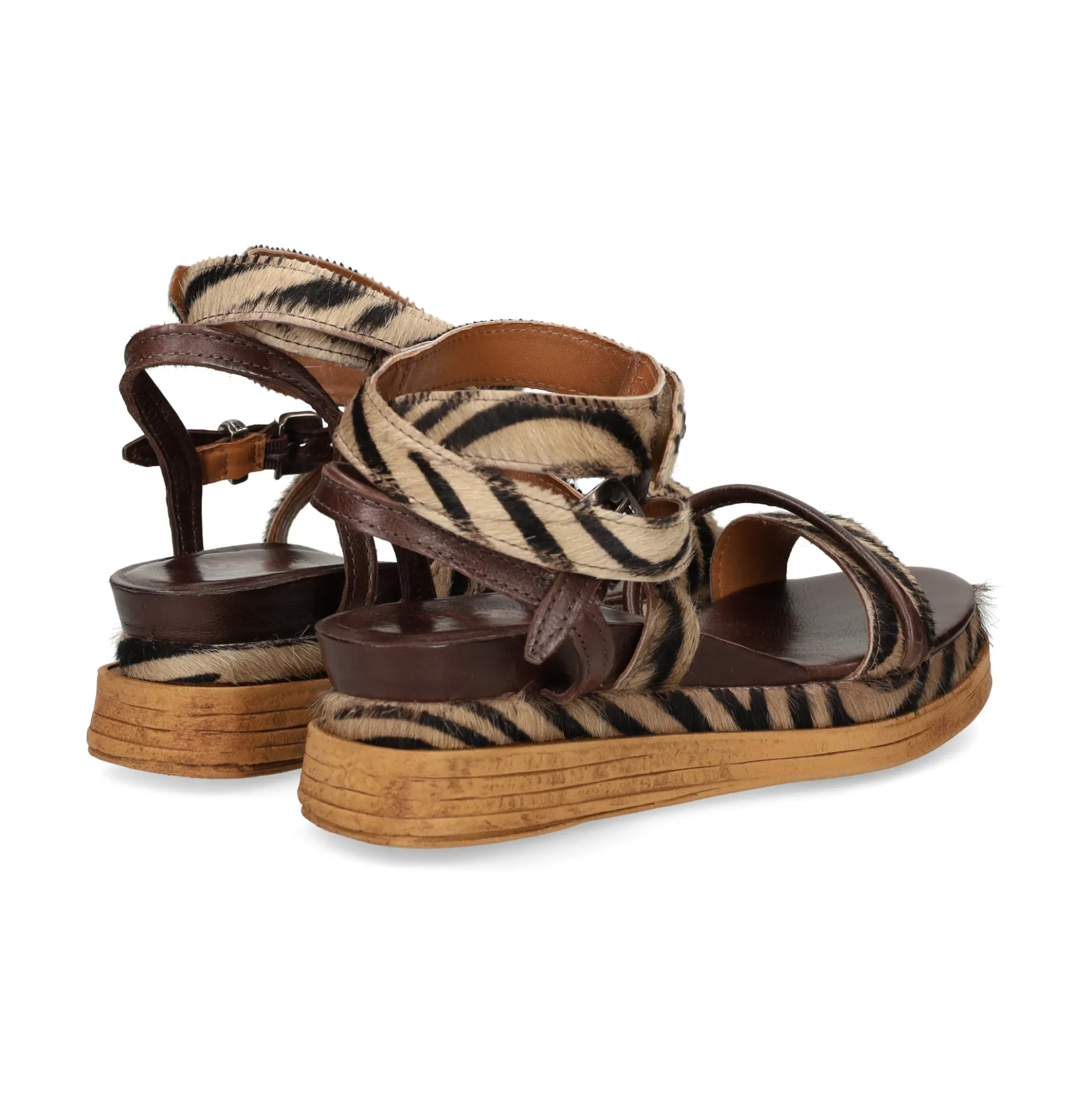 A.S.98 Sandalias con plataforma de Mujer A15049 0001 CAPUCCINO+