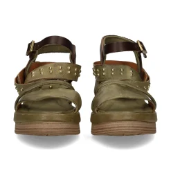 A.S.98 Sandalias con plataforma de Mujer C02001 0002 GREEN+TDM