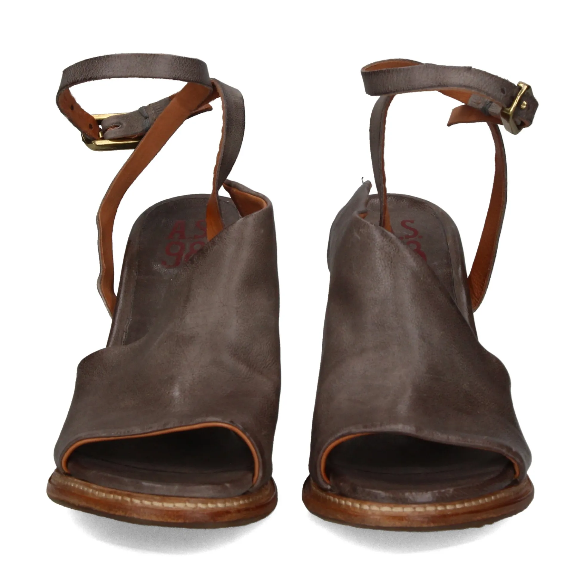 A.S.98 Sandalias con tacón de Mujer B40001 101 6143 CENERE