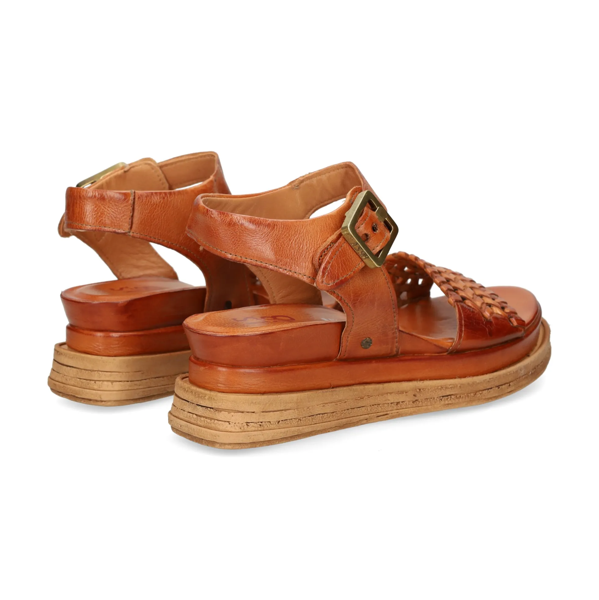 A.S.98 Sandalias cuña de Mujer A15039 6871 CALVADOS