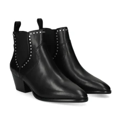 ASH Botines con tacón de Mujer FUNK 001 NEGRO