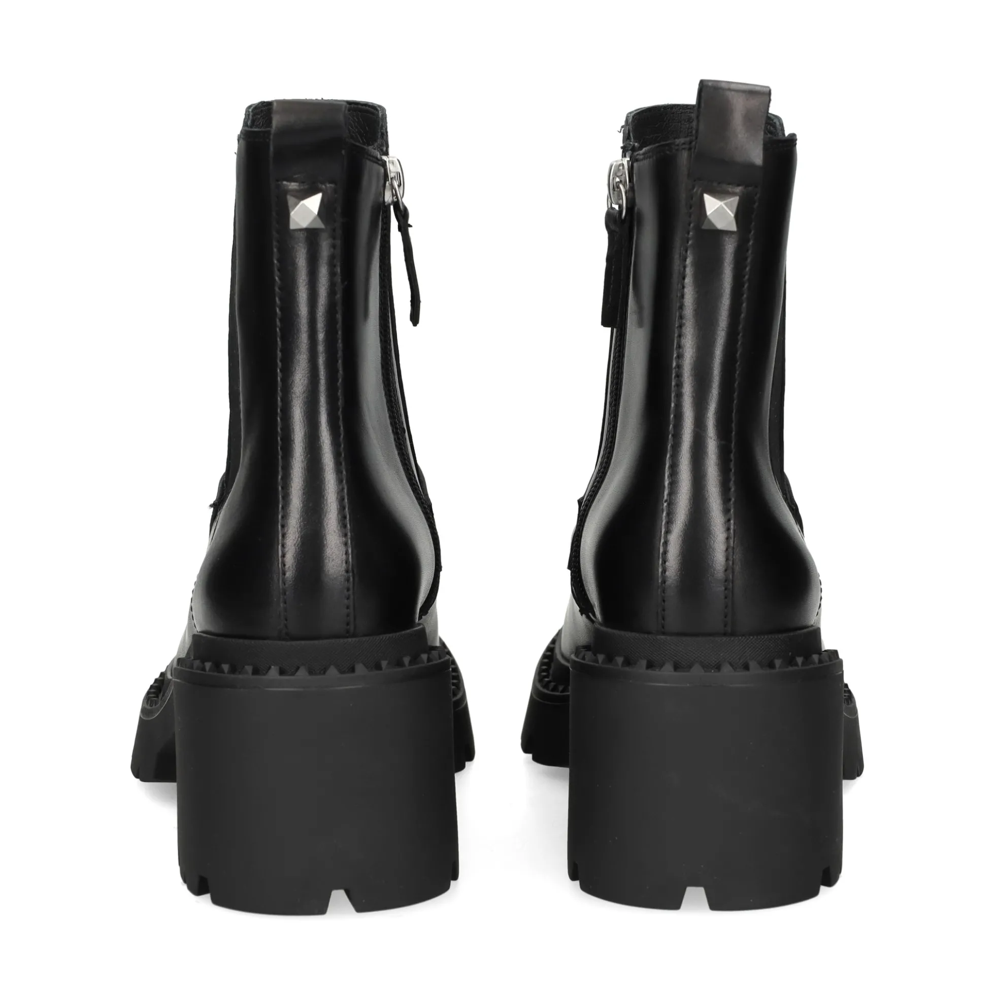 ASH Botines con tacón de Mujer NASTY 001 NEGRO
