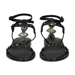 ASH Sandalias planas de Mujer PENNY 004 NEGRO