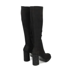 BEFREE Botas con tacón de Mujer SARAY-018 NEGRO