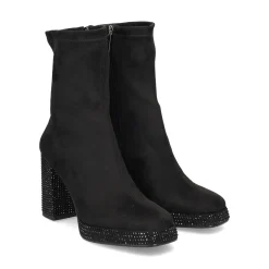 BEFREE Botines con tacón de Mujer SARAY-019 NEGRO