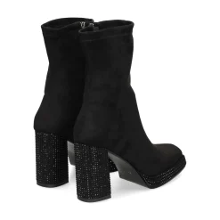 BEFREE Botines con tacón de Mujer SARAY-019 NEGRO