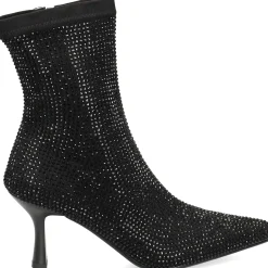 BEFREE Botines con tacón de Mujer ALBA-023 NEGRO