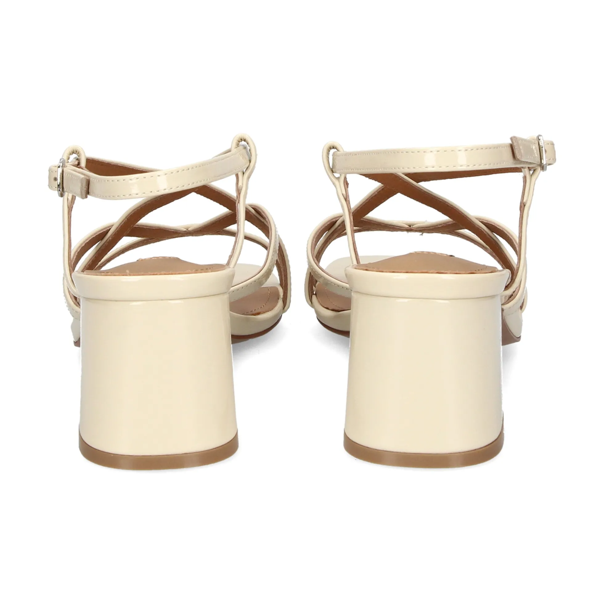 BIBI LOU Sandalias con tacón de Mujer 713Z21VK OFF WHITE