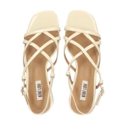 BIBI LOU Sandalias con tacón de Mujer 713Z21VK OFF WHITE