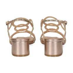 BIBI LOU Sandalias con tacón de Mujer 586Z00VK STONE - COBRE