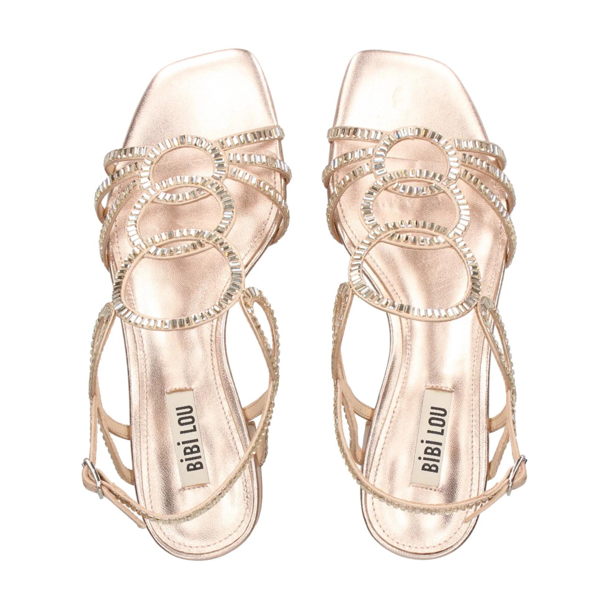 BIBI LOU Sandalias con tacón de Mujer 586Z00VK STONE - COBRE