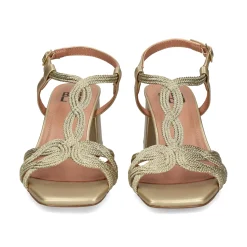 BIBI LOU Sandalias con tacón de Mujer 855Z94HG ORO