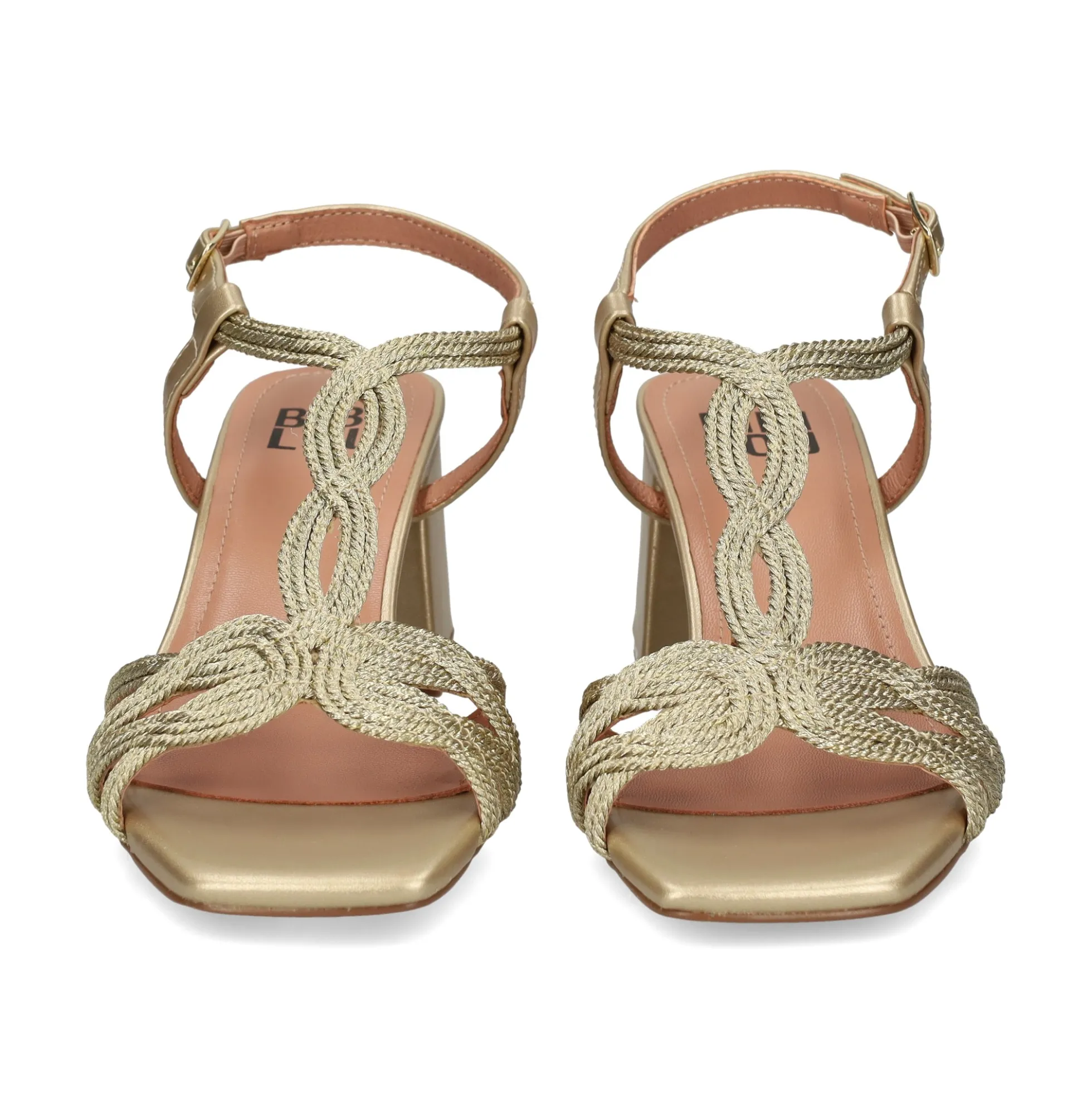BIBI LOU Sandalias con tacón de Mujer 855Z94HG ORO