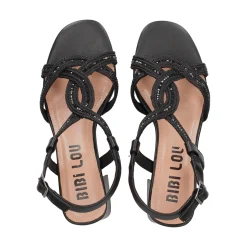 BIBI LOU Sandalias con tacón de Mujer 821Z94HG NEGRO