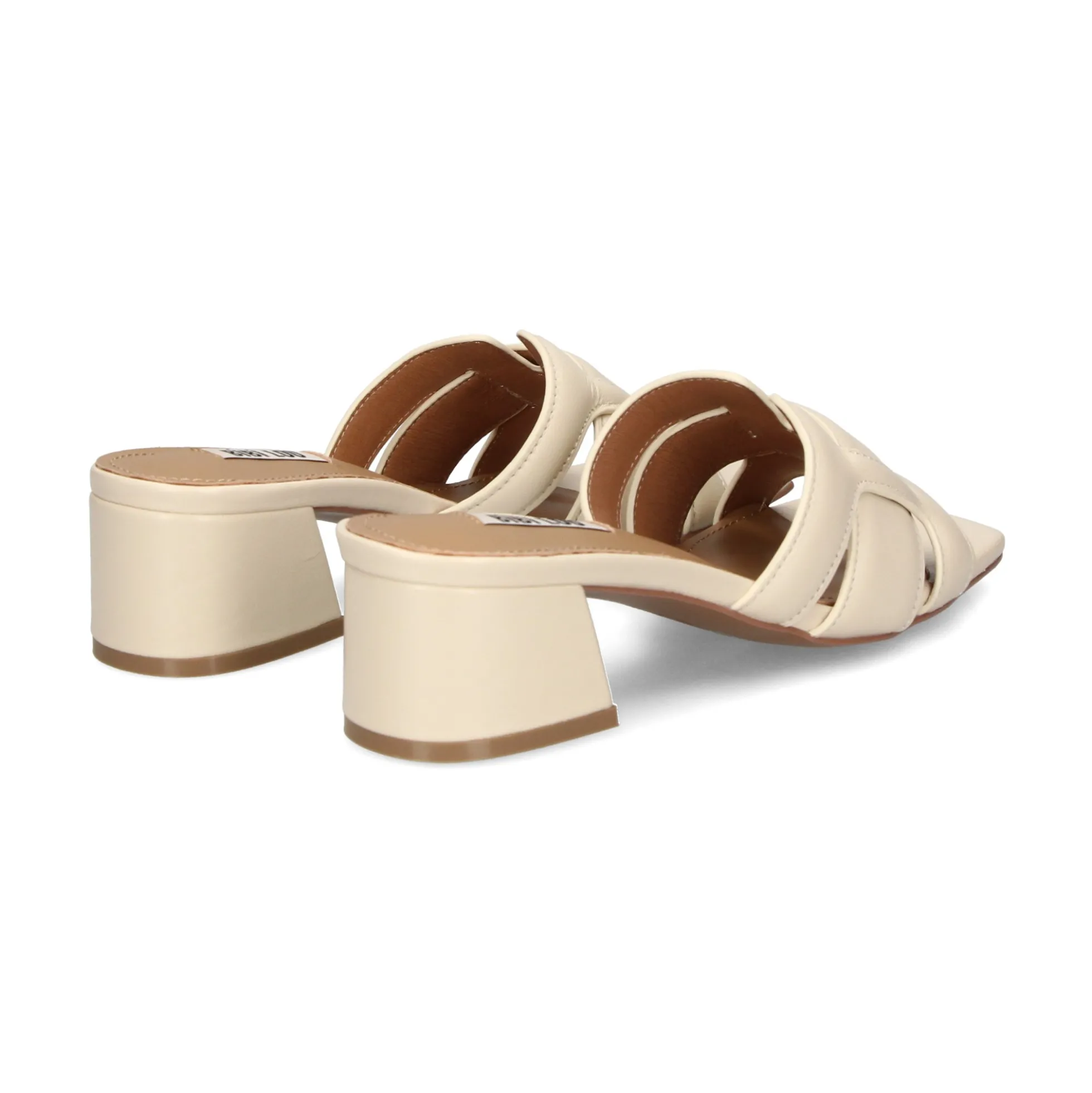 BIBI LOU Sandalias con tacón de Mujer 761Z10VK OFF WHITE