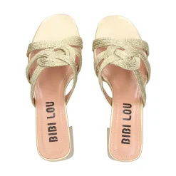 BIBI LOU Sandalias con tacón de Mujer 851Z94HG ORO