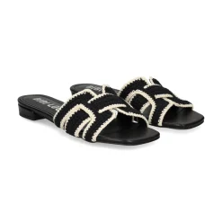 BIBI LOU Sandalias planas de Mujer 760Z87VK NEGRO