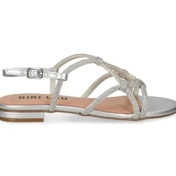 BIBI LOU Sandalias planas de Mujer 859Z00HG PLATA