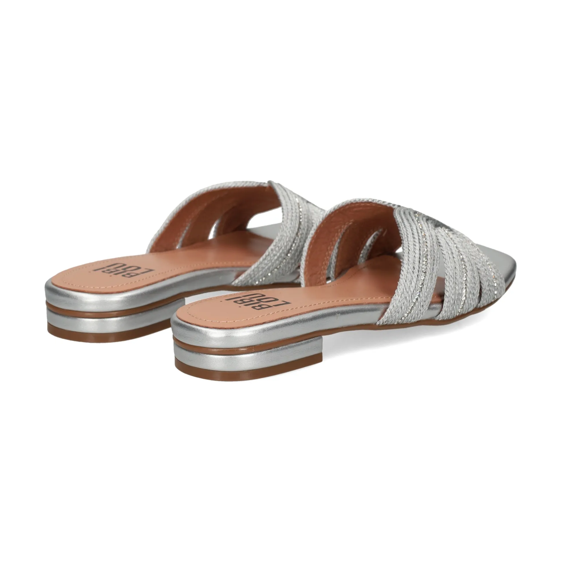BIBI LOU Sandalias planas de Mujer 875Z94HG PLATA