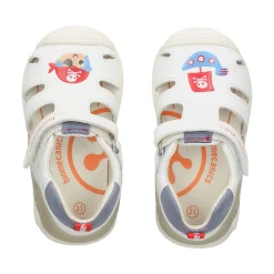 BIOMECANICS Sandalias y chanclas de niño 252118-B050 BLANCO