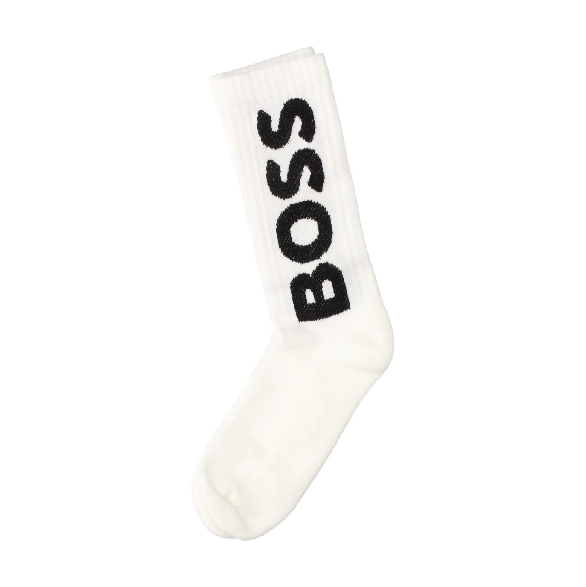 BOSS Calcetines QS Rib Logo CC 100 BLANCO
