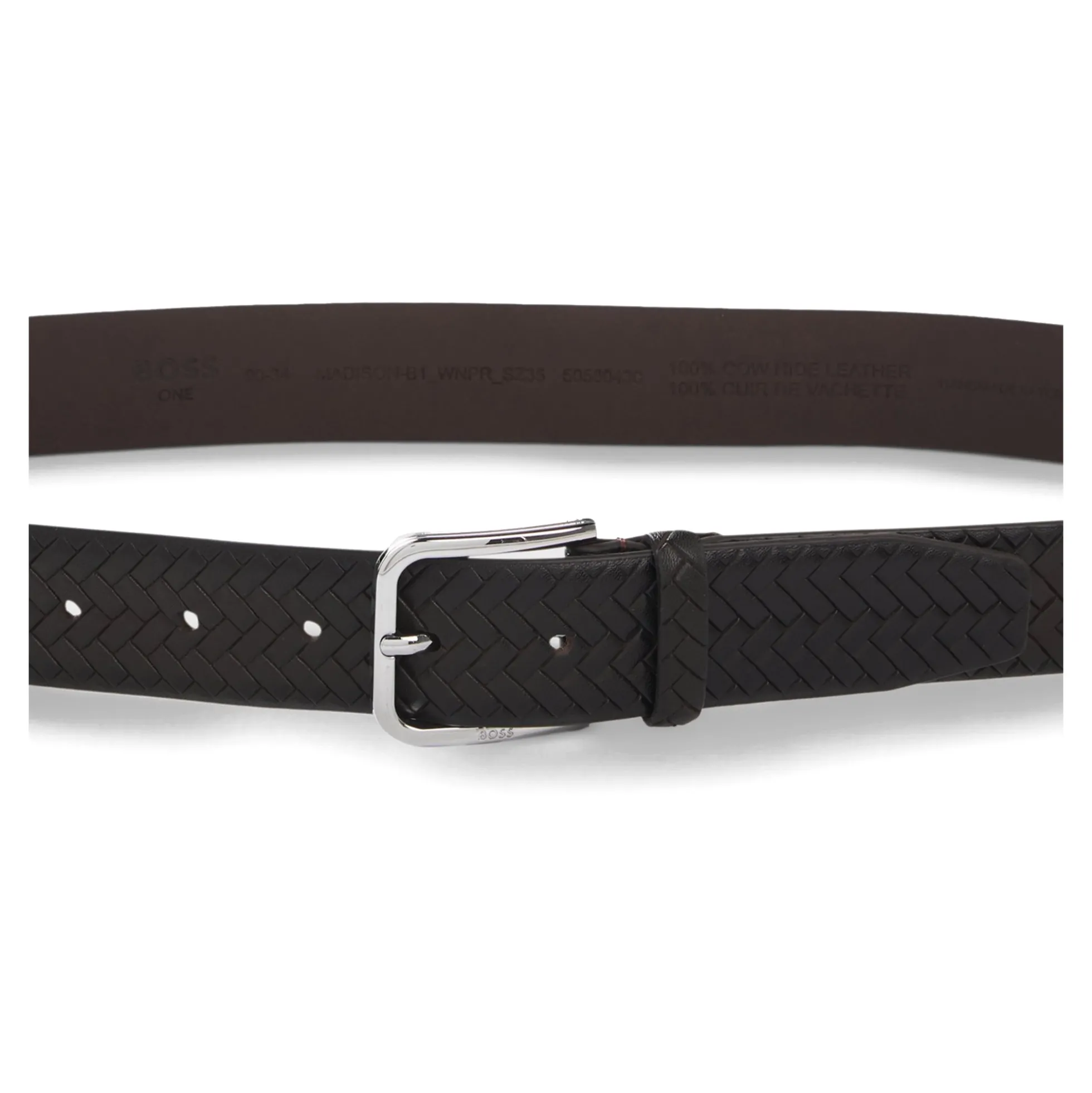 BOSS Cinturones Madison-B1_WnPr_Sz35 102261 205 DARK BROWN