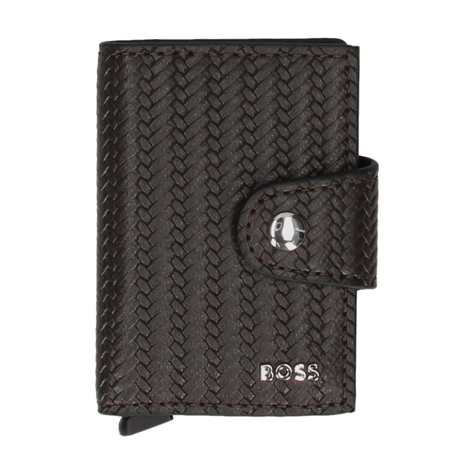 BOSS Tarjetero Daxter_W_Secrid 207 Dark Brown