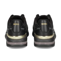 BOSS Zapatillas de Hombre Kurt_Runn_mnmx 007 NEGRO
