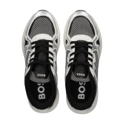 BOSS Zapatillas de Hombre Owen_Runn_memt 041 SILVER