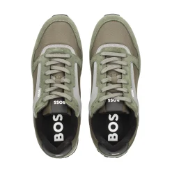 BOSS Zapatillas de Hombre Parkour-L_Runn_sdnyt 301 DARK GREEN