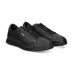 BOSS Zapatillas de Hombre Nitan_Lowp_bu 005 BLACK