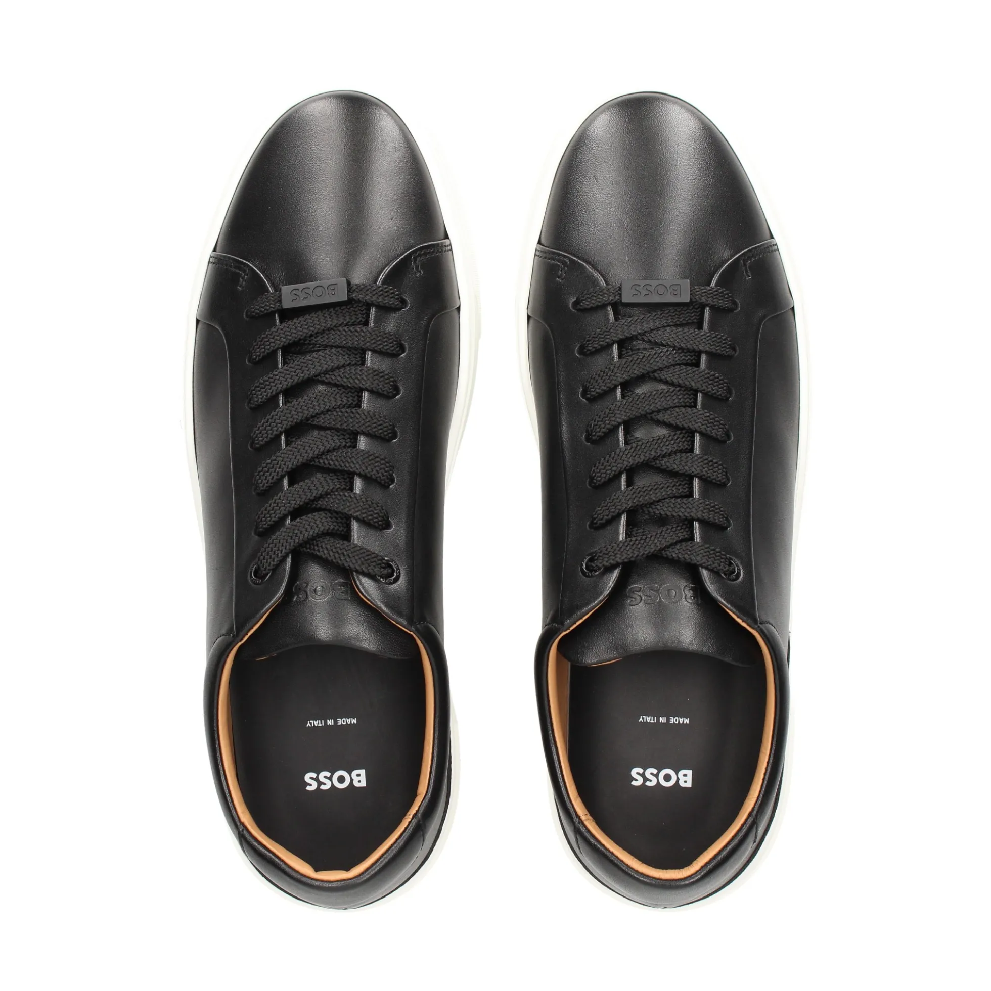 BOSS Zapatillas de Hombre Gary_Tenn_nalu_N 001 NEGRO