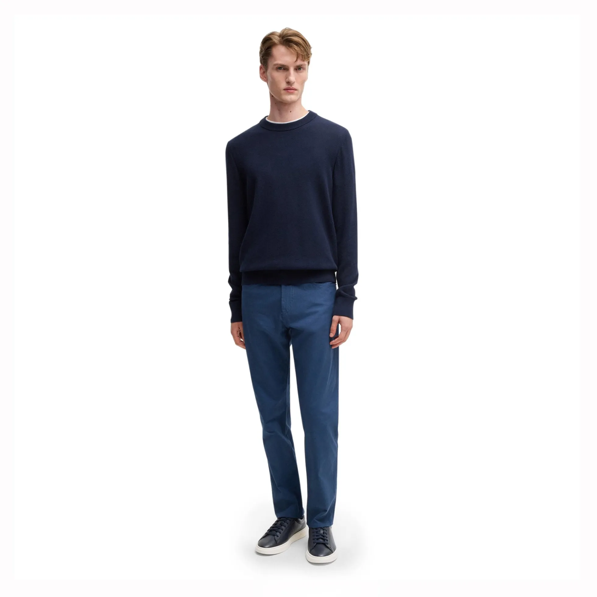 BOSS Zapatillas de Hombre Kieran_Tenn_bu 410-Navy