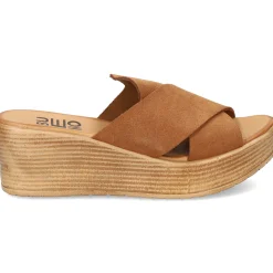 BUENO Sandalias con plataforma de Mujer WA4703 ALFA CUERO