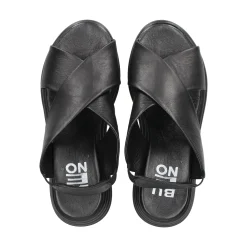 BUENO Sandalias con plataforma de Mujer WY5703 NEGRO