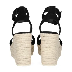 CALVIN KLEIN Sandalias cuña de Mujer YW0YW01026 BEH BLACK