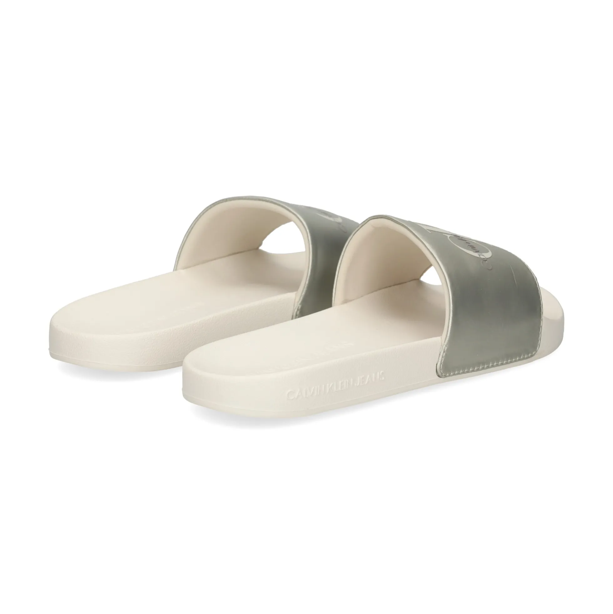 CALVIN KLEIN Sandalias planas de Mujer YW0YW01243 0GI CREAMY WHIT