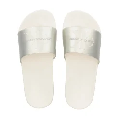 CALVIN KLEIN Sandalias planas de Mujer YW0YW01243 0GI CREAMY WHIT